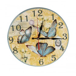 Часы Бабочки D-30 см